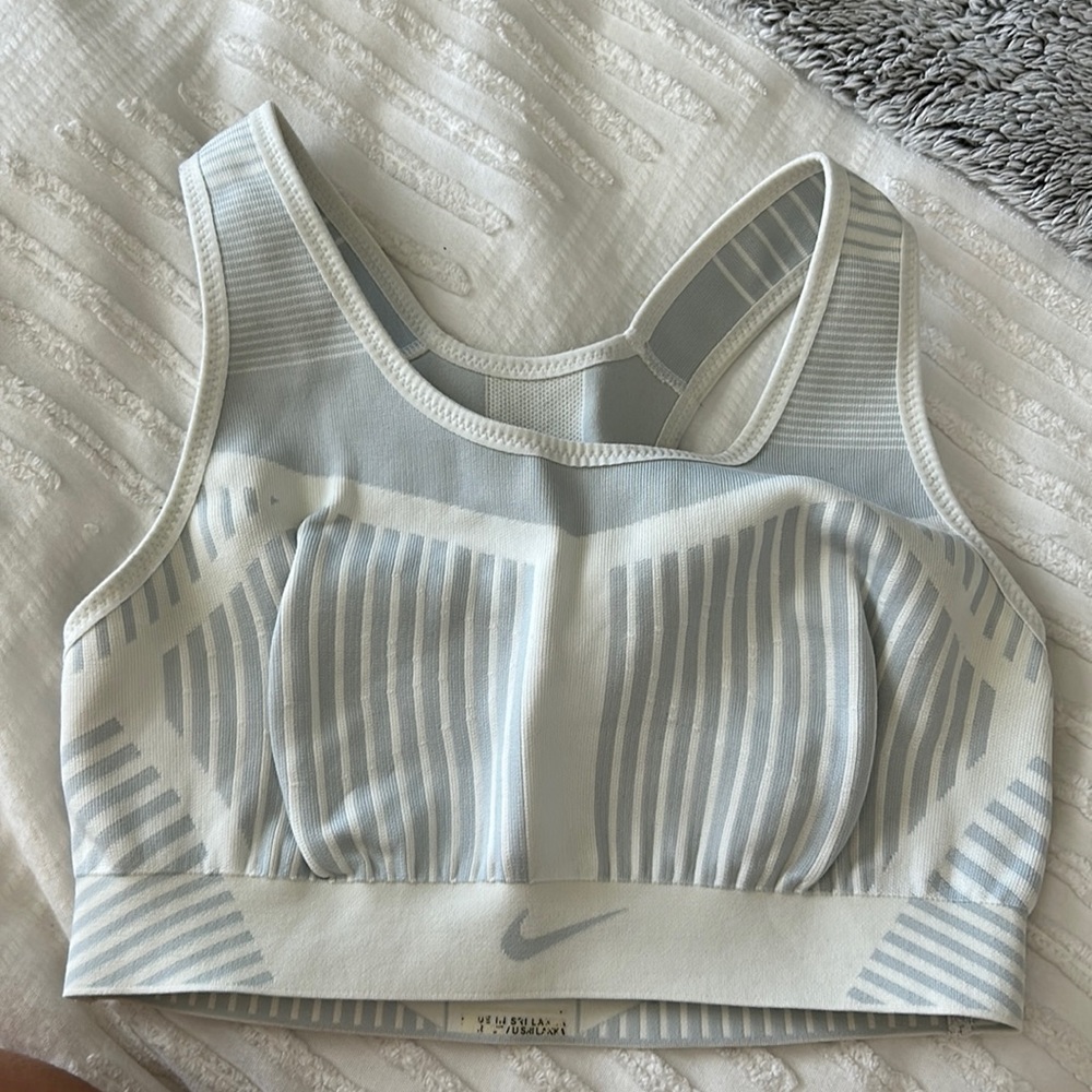 White Nike Sports Bra